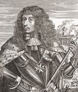 Louis de Bourbon, Prins van Condé alias le Grand Condé, 1621-1686. Franse generaal. Uit Les Heures Libres gepubliceerd 1908.